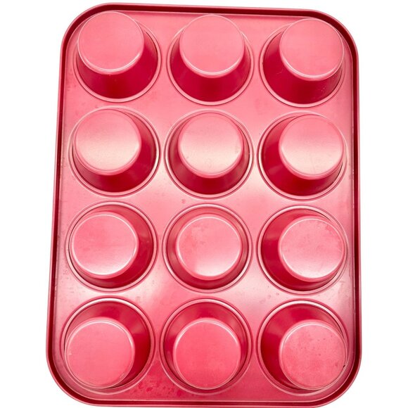 3-Piece Multicolor Metal Mini-Cake, Muffin and Cupcake Baking Pan Set - Picture 6 of 10